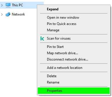 My Computer Dropdown