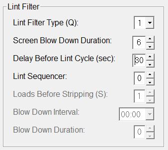 Image from Drynet for programming Lint Filter Type