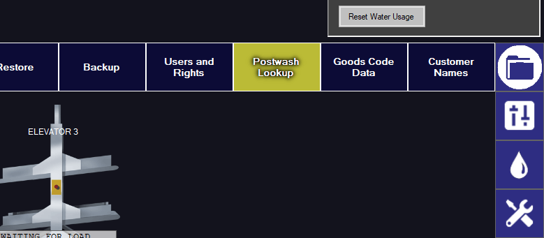 PostWash Lookup Option in Mentor Picture