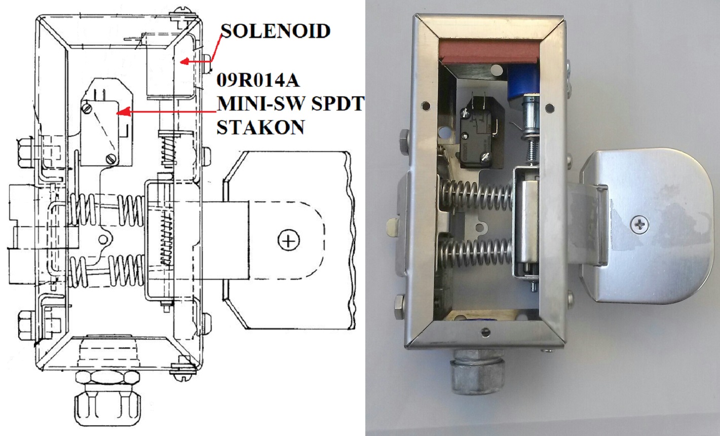 Milnor Article: ELECTRIC INTERLOCK ASSEMBLY PART NUMBERS WITH 