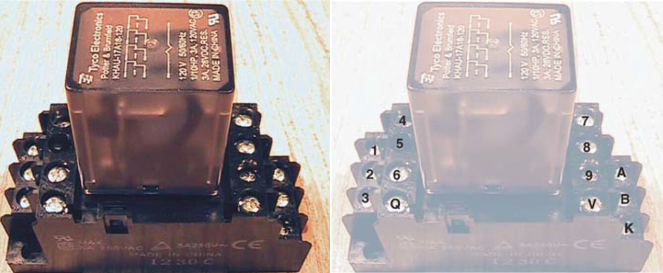 12-Pin Relay Base-Black