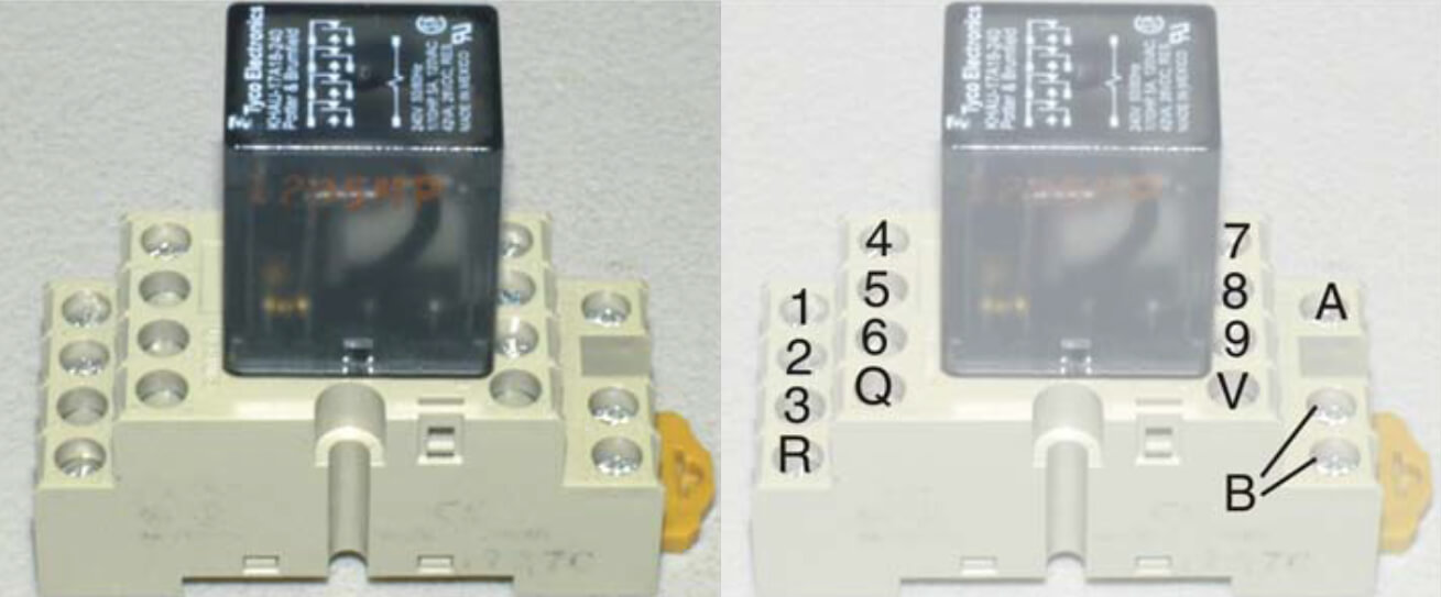 12-Pin Relay Base-Beige