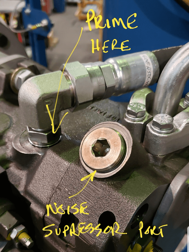 Linde Pump Priming Port Picture