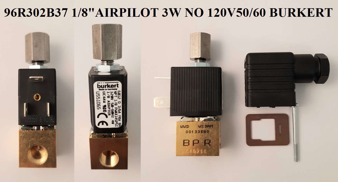 96R302B37 1/8 Inch AIRPILOT 3 Watt Normally Open 120V50/60