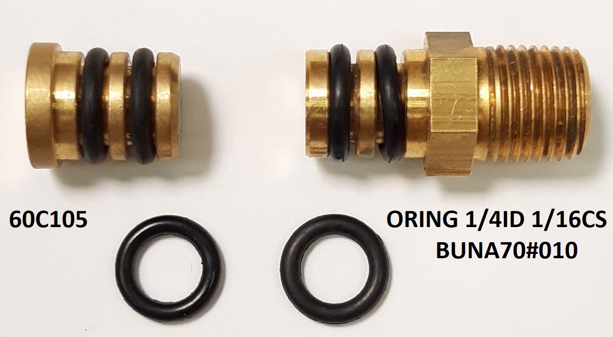 60C105  ORING 1/4 Inner Diameter 1/16 Cross Section