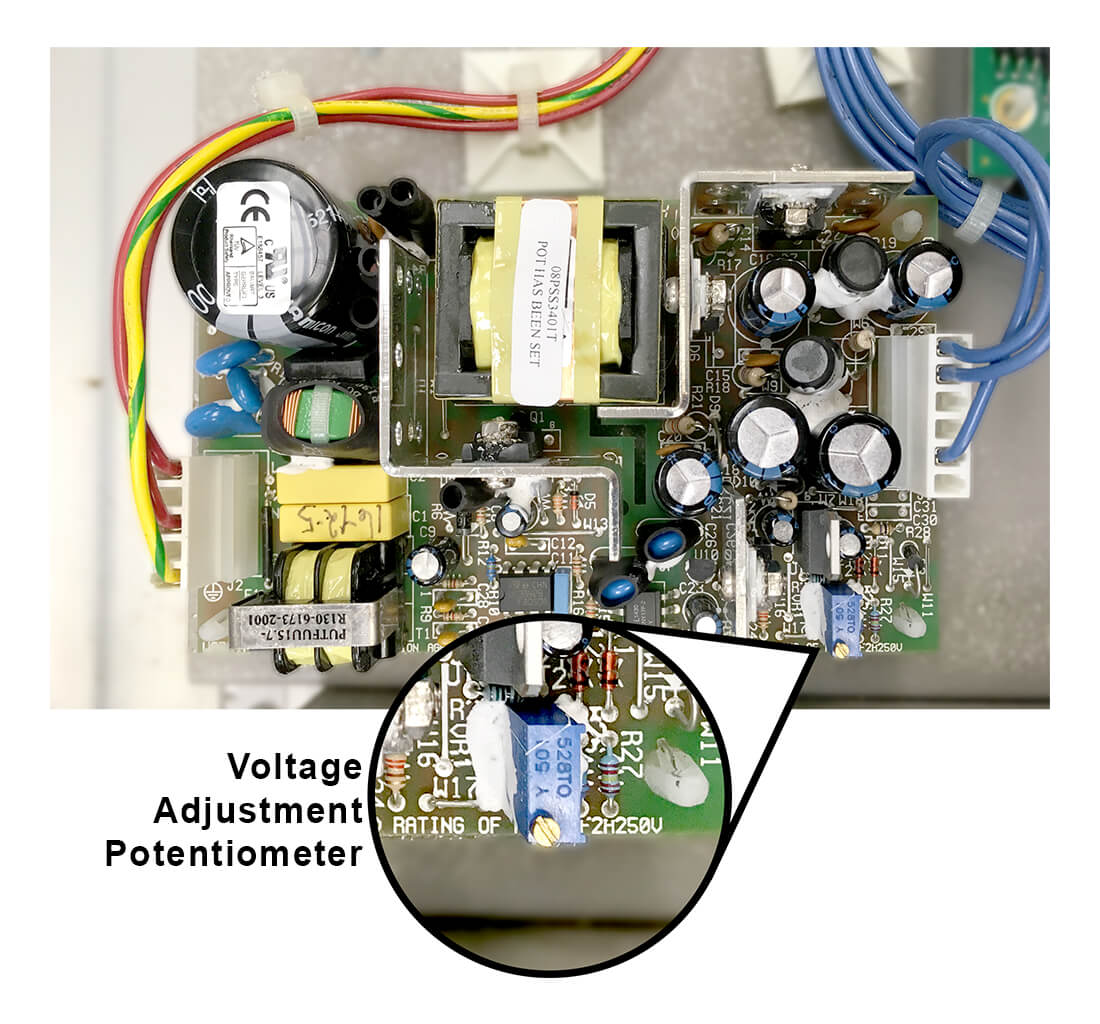 Power Supply Adjustment POT